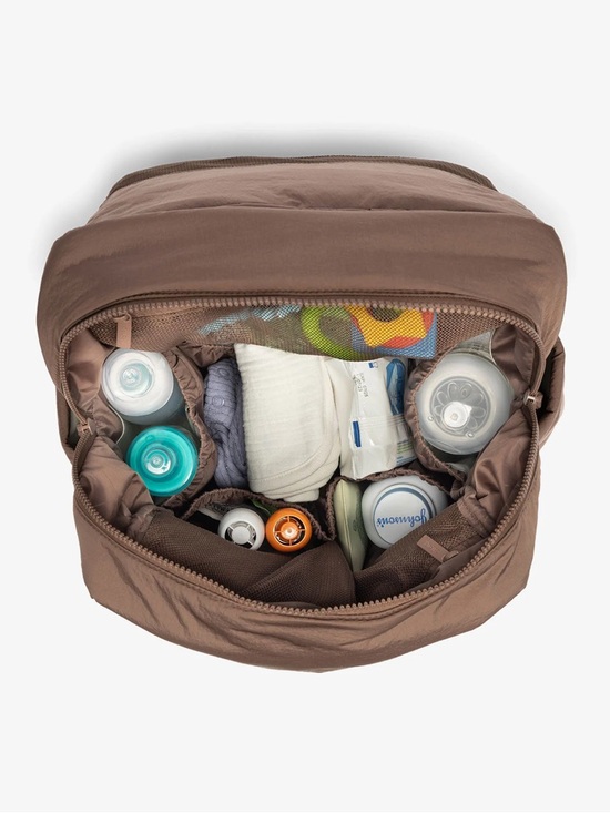 Calpak Diaper Backpack with Laptop Sleeve in Hazelnut main image 9